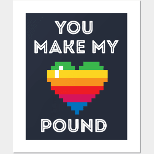 You Make My Heart Pound - Pride Month Heart Love Posters and Art